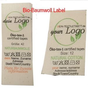 Bio-Baumwoll-Label