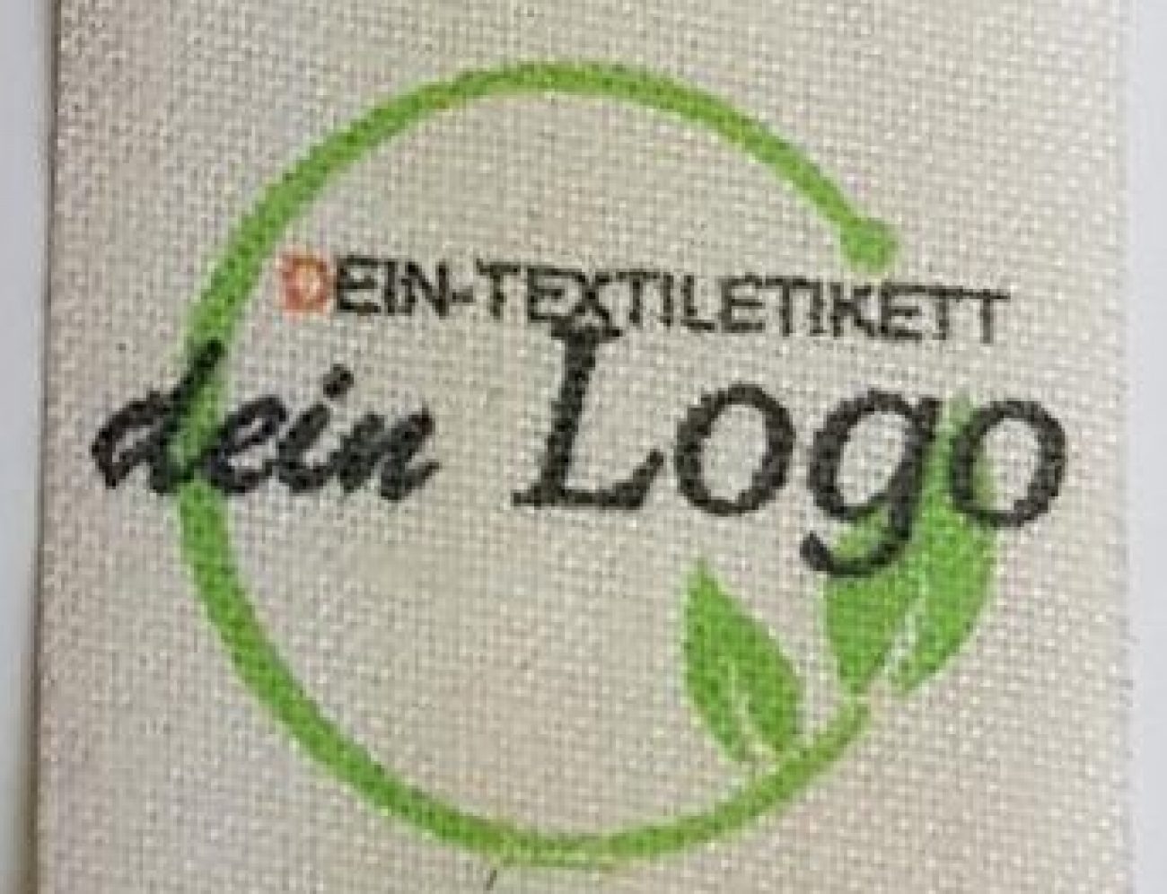 Textiletiketten selber gestalten mit Logo wir helfen Ihnen dabei. 1