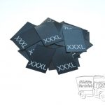 25 St. Textiletiketten Größe XXXL