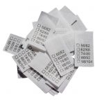 25 St. Textiletiketten Universal  Größe 56/62 - 98/104