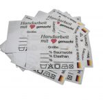 25 St. Textiletiketten Universal