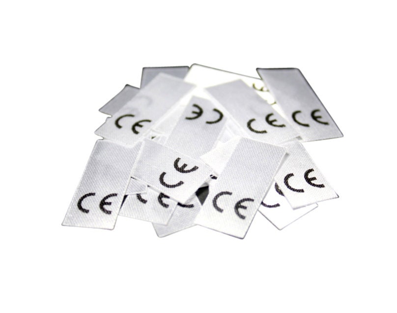 25 St. Textiletiketten CE