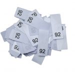 25 St. Größenetiketten - Größe 92