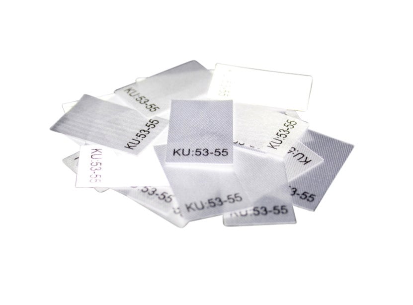 25 St. Textiletiketten Größe KU: 53-55