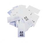 25 St. Textiletiketten - Größe 44/46