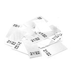 25 St. Textiletiketten -SchuhGröße 21/22