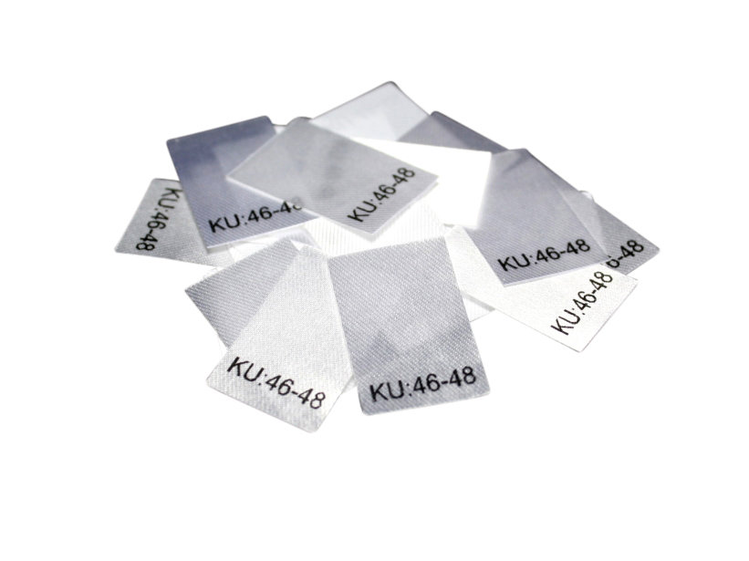 25 St. Textiletiketten Größe KU: 46-48