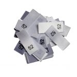25 St. Größenetiketten - Größe 52