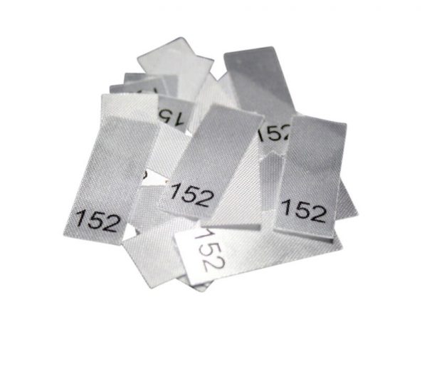 25 St. Textiletiketten - Größe 152