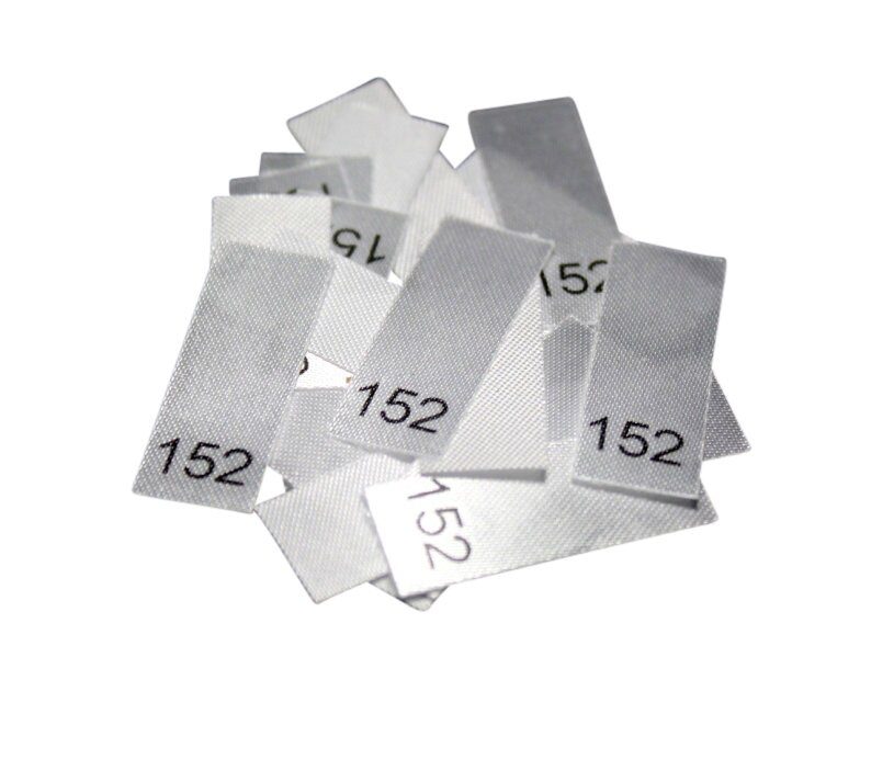 25 St. Textiletiketten - Größe 152