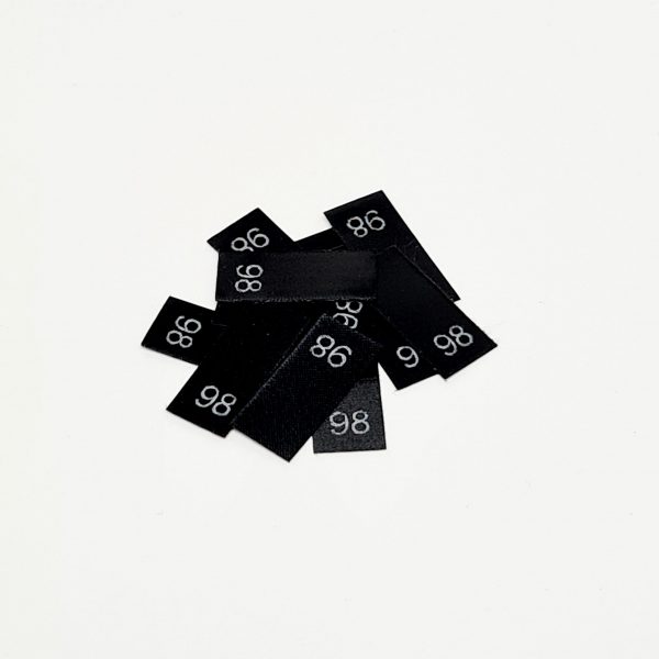 25 St. Textiletiketten Größe 98