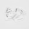 50 St. Textiletiketten 100% Baumwolle -Mittelfalte-