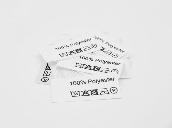 50 St. Textiletiketten 100% Polyester
