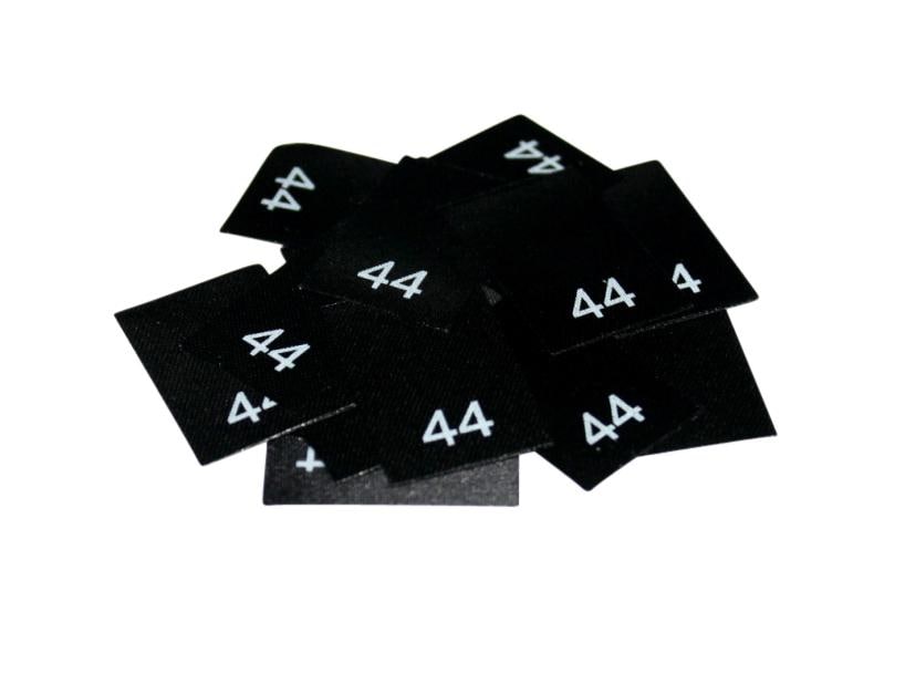 25 St. Textiletiketten Größe 44