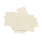 25 St. Textiletiketten ohne Aufdruck (Blanko) beige fabend 25x40mm