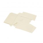25 St. Textiletiketten ohne Aufdruck (Blanko) beige fabend 25x45mm